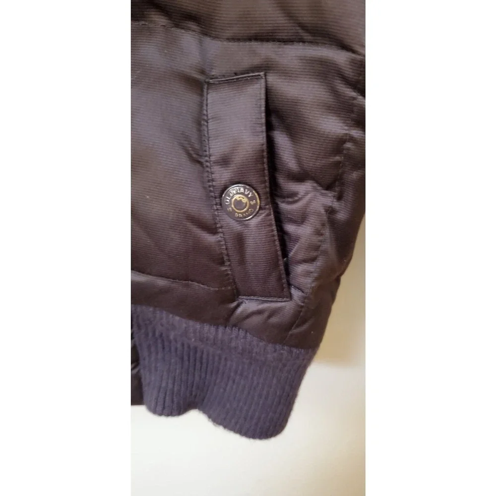 Old Navy Children's Winter Puffer Jacket‎ Coat Brown With Fur Lined Hood Small